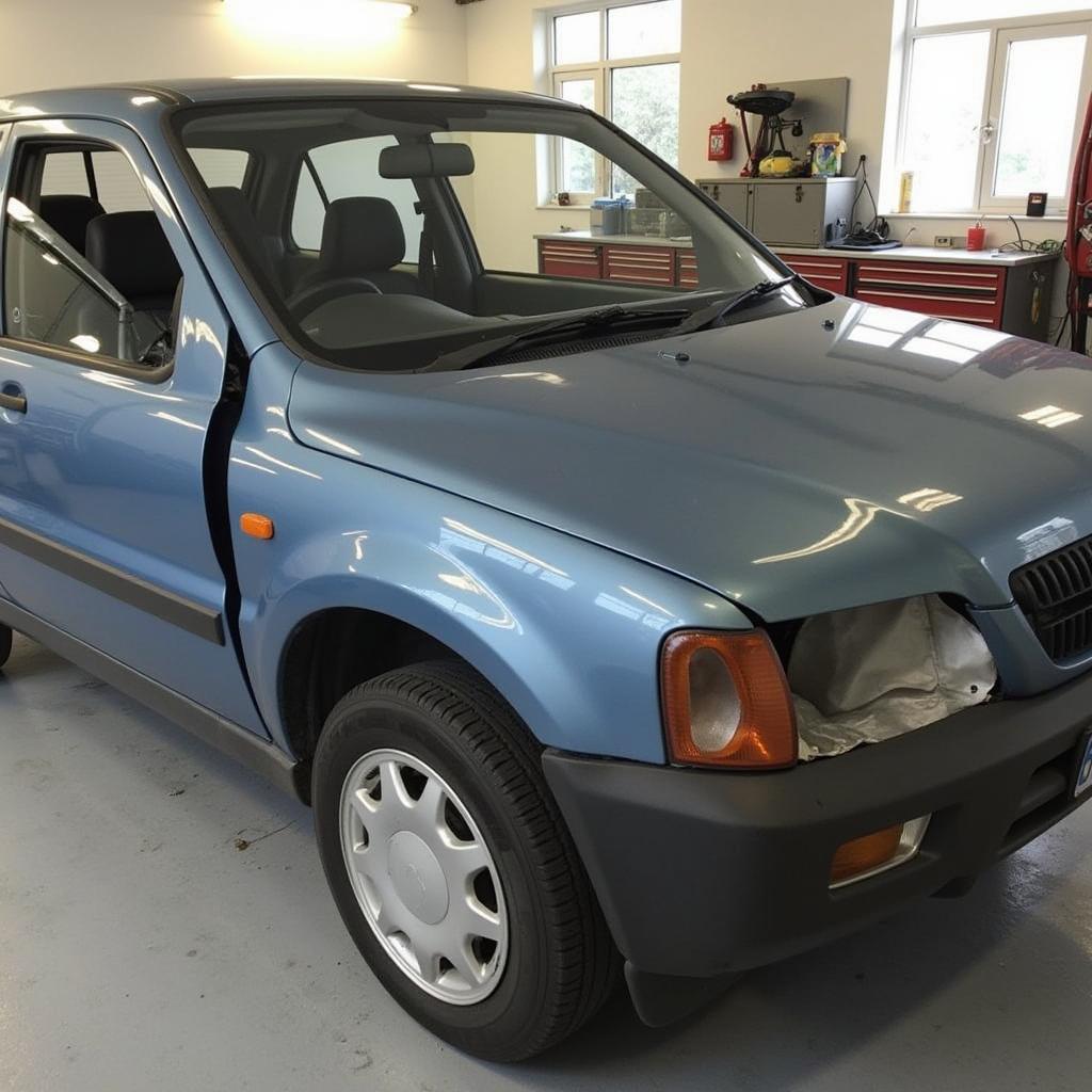 Panel Replacement on a Car in Harworth and Bircotes