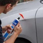 Applying Car Paint Repair Kit CSR