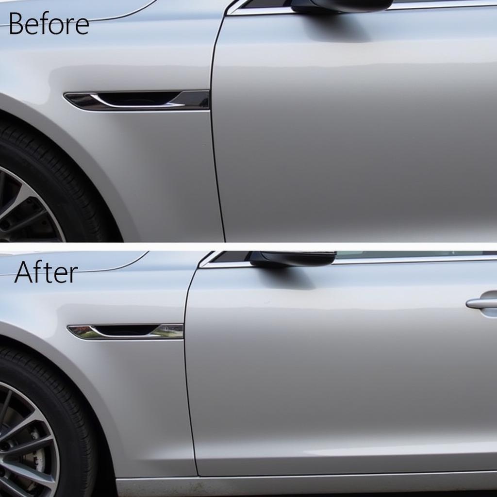 Car Paint Repair Kit CSR Before & After