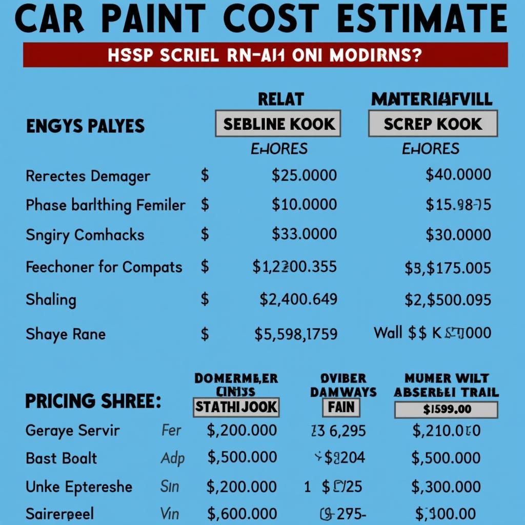 Car Paint Repair Lindenhurst - Cost Estimate