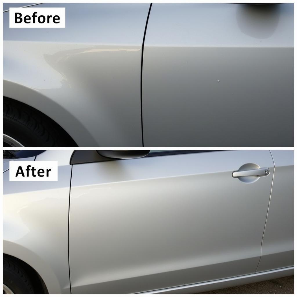 Car Paint Repair Nashville: Before and After Panel Repair