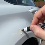 Applying Car Paint Repair Patches