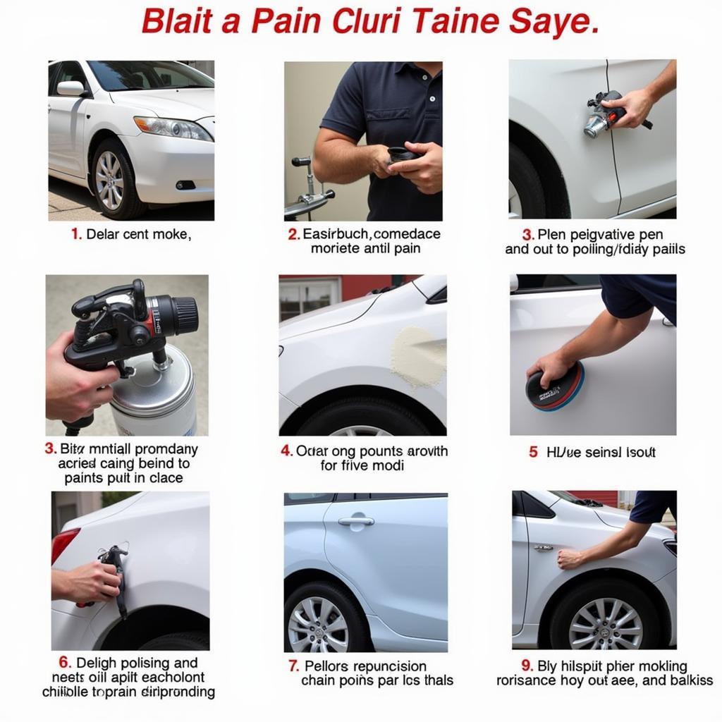 Car Paint Repair Process in 30338