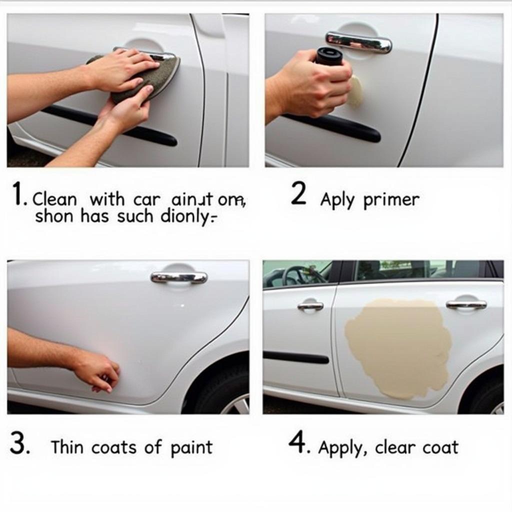 Car Paint Repair Process