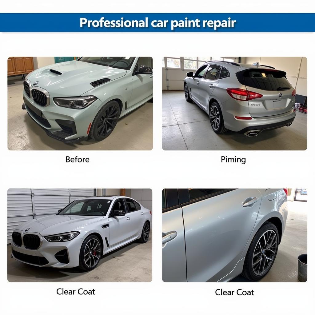 Car Paint Repair Process in Aldershot