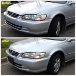 Car Paint Repair Shop in Keller Before and After