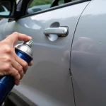 Applying Car Paint Repair Spray Can Correctly