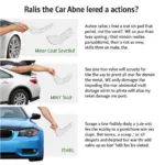 Car Paint Scrape Severity Levels