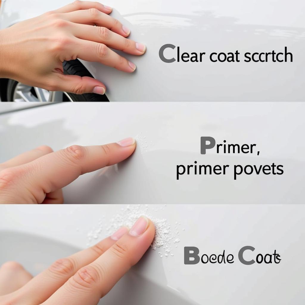 Identifying Car Paint Scratch Depth