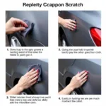 Car Paint Scratch Repair Process