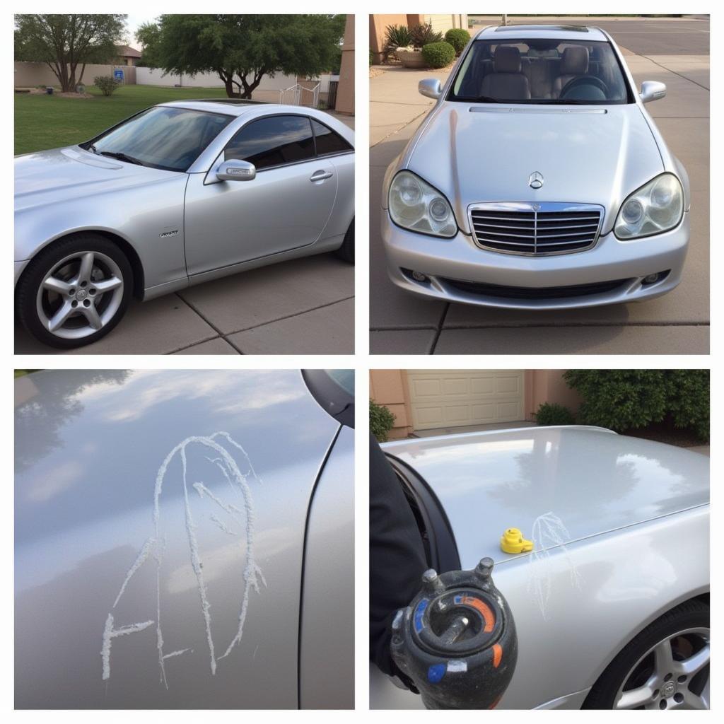 DIY Car Paint Scratch Repair Process in Gilbert