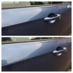 Car Paint Scratch Repair Hull Before & After