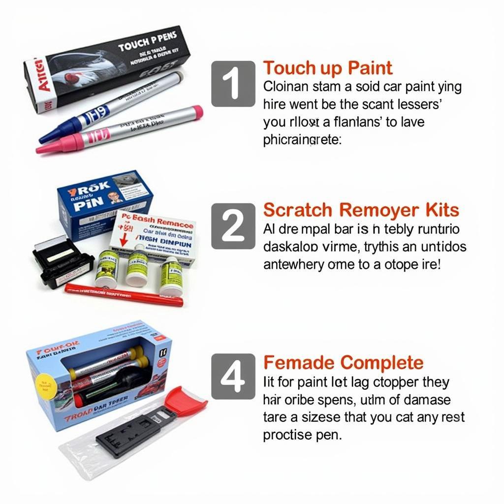 Types of Car Paint Scratch Repair Kits