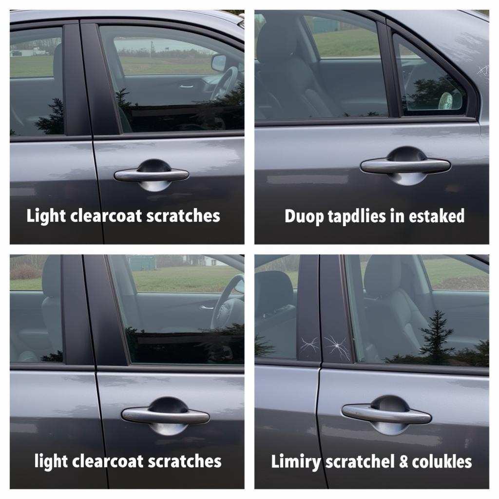 Types of Car Paint Scratches in Caboolture