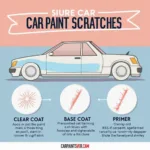 Car Paint Scratch Types: Clear Coat, Base Coat, and Primer