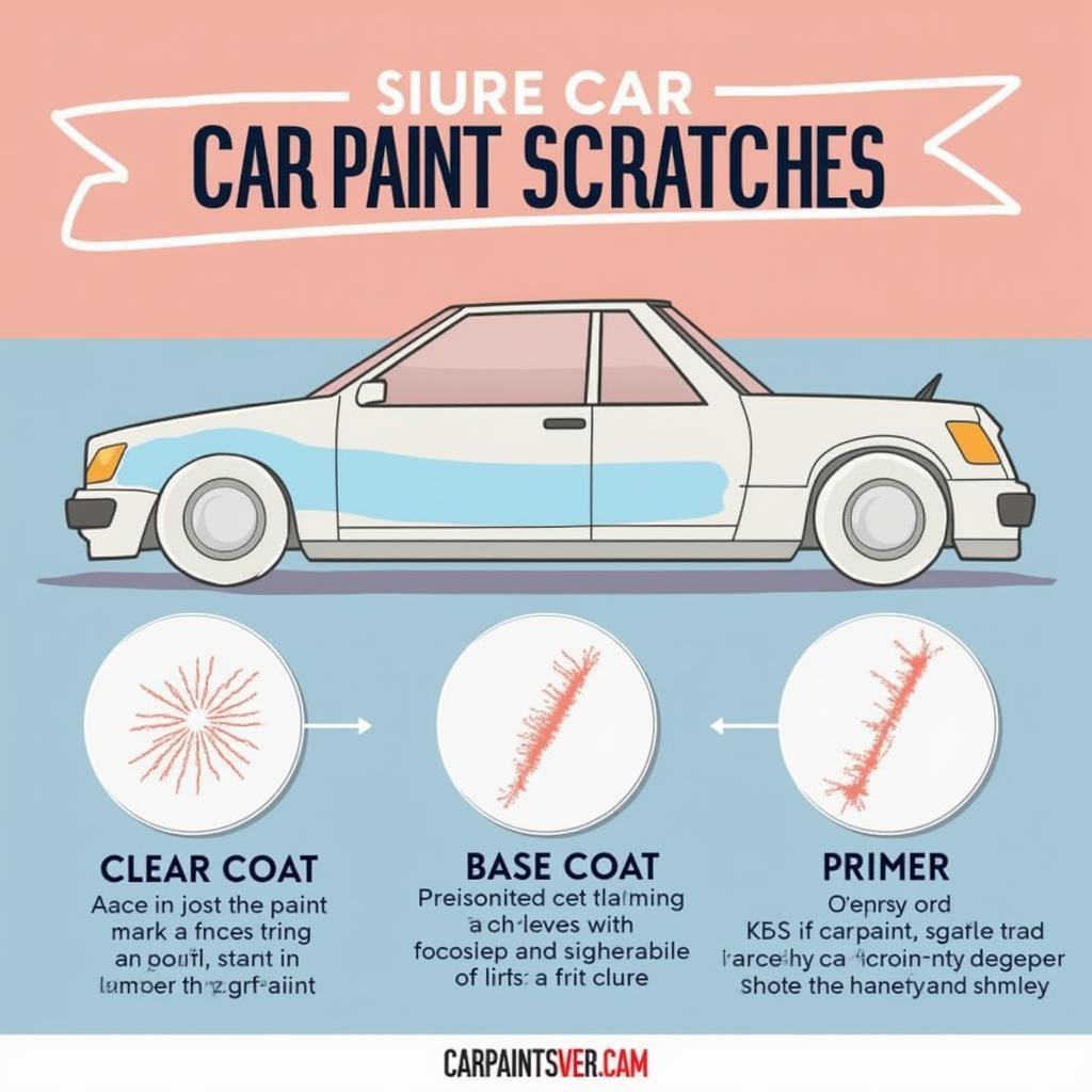 Car Paint Scratch Types: Clear Coat, Base Coat, and Primer