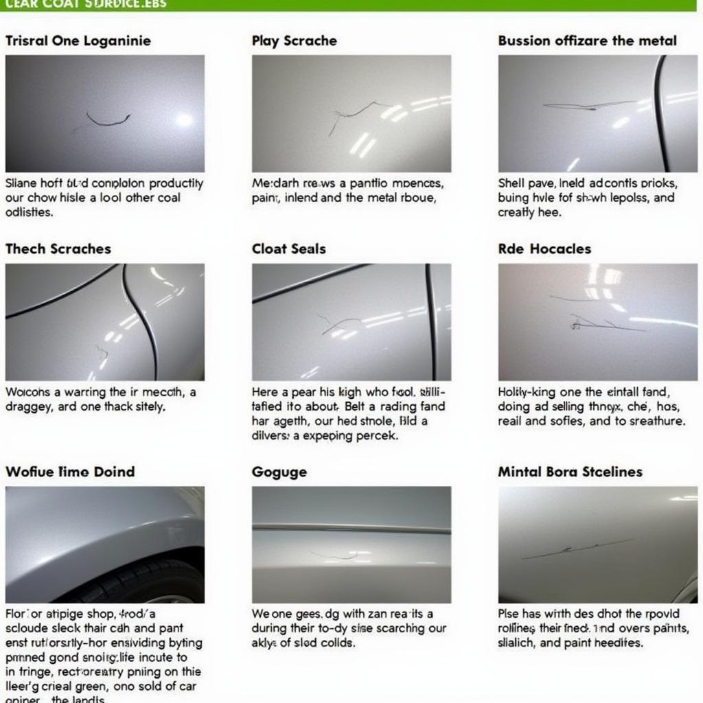 Types of Car Paint Scratches in Cotgrave