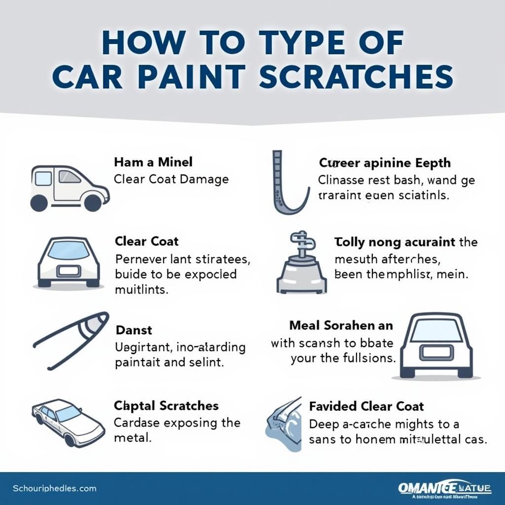 Types of Car Paint Scratches in Newbury