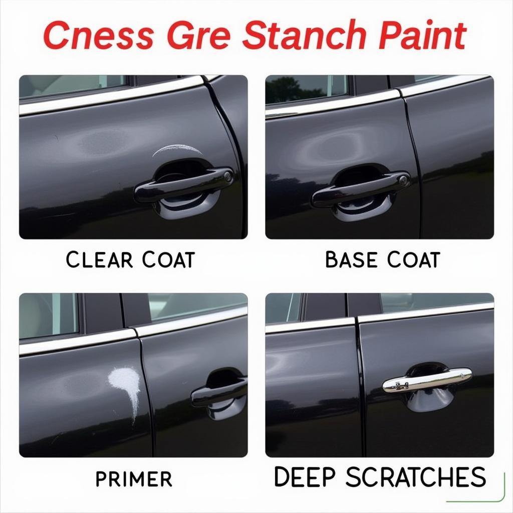 Car Paint Scratch Types in Newcastle