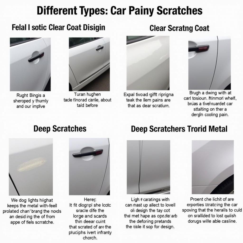 Types of Car Paint Scratches in Slough