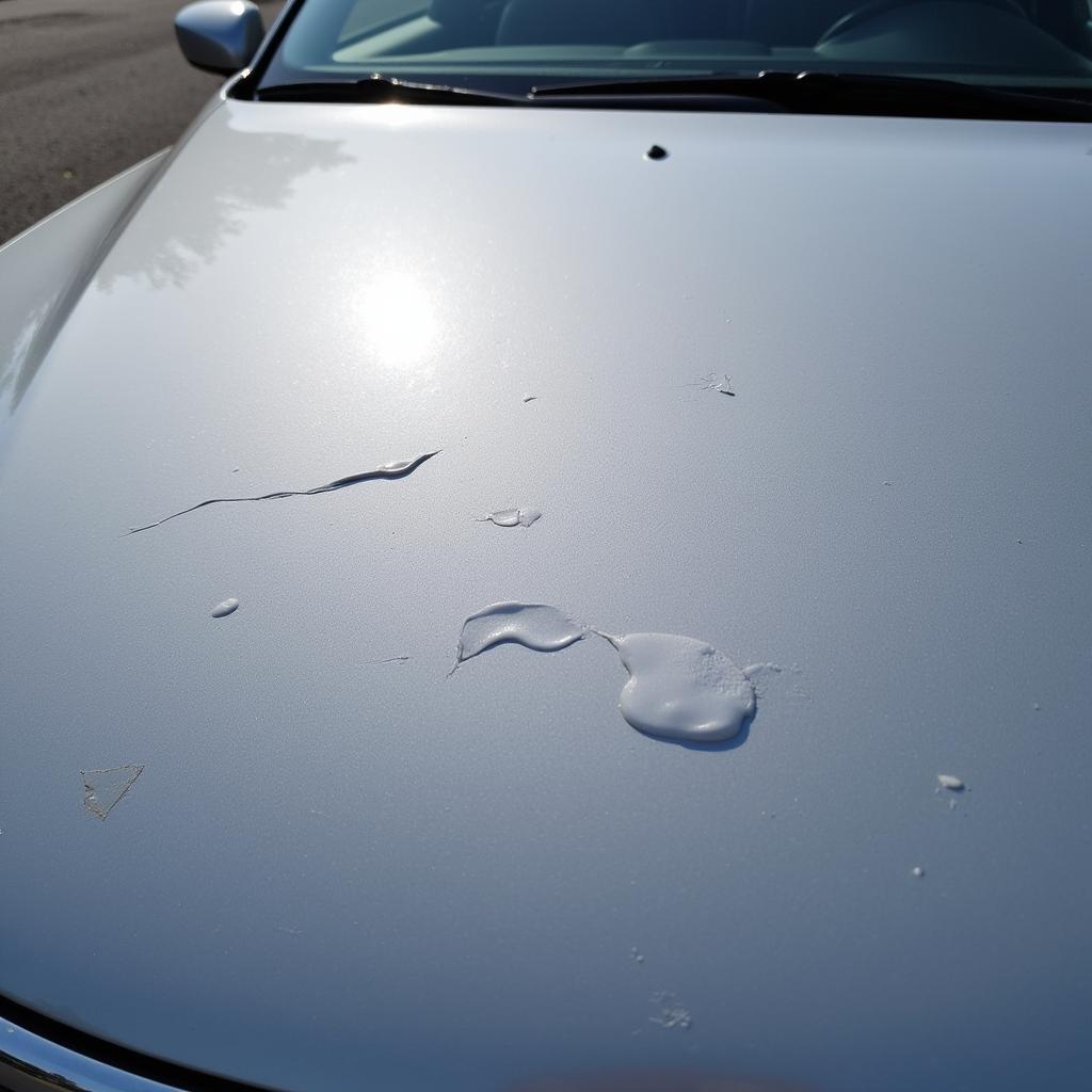 Assessing the severity of car paint stone chip damage