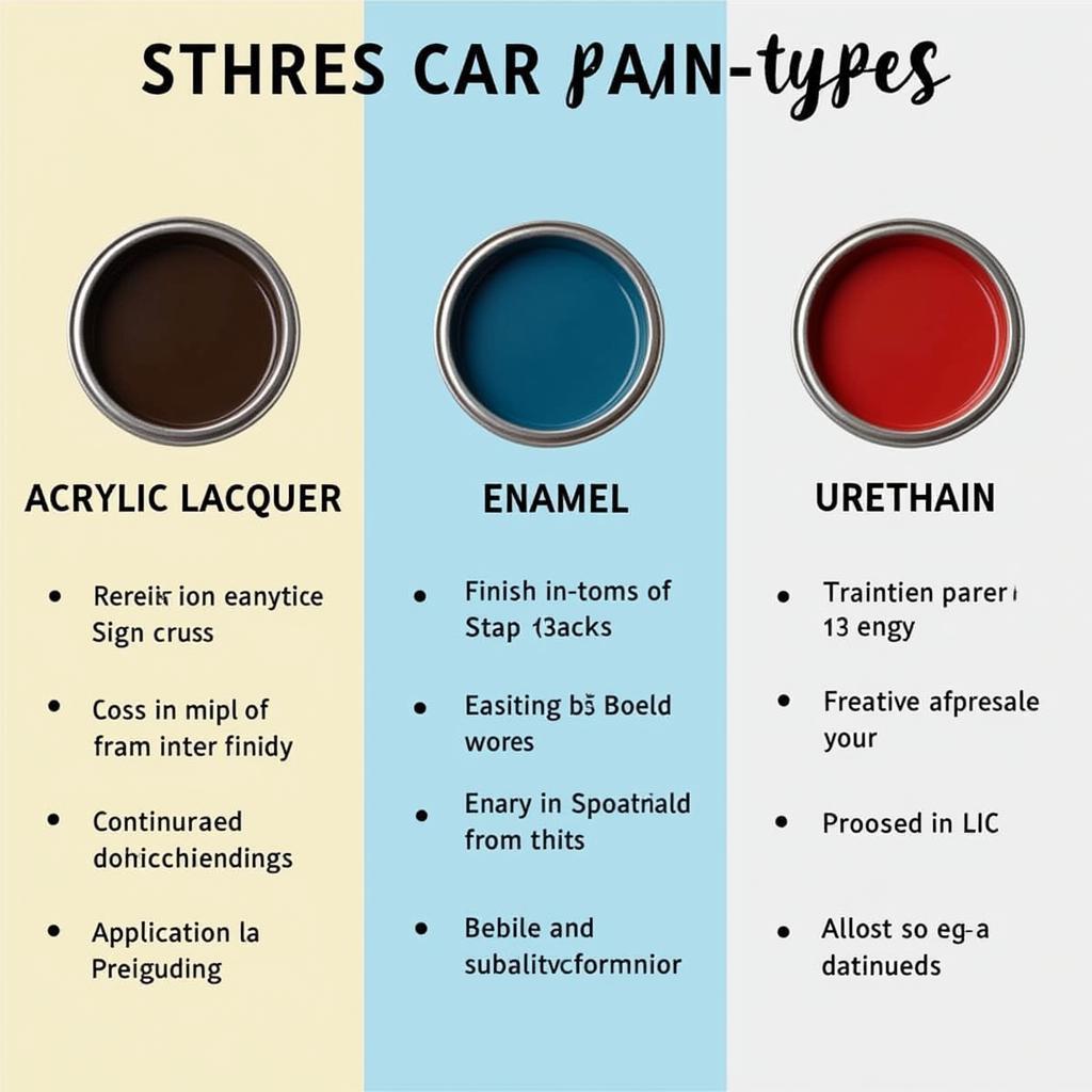 Car Paint Types Comparison: Acrylic Lacquer, Acrylic Enamel, Urethane