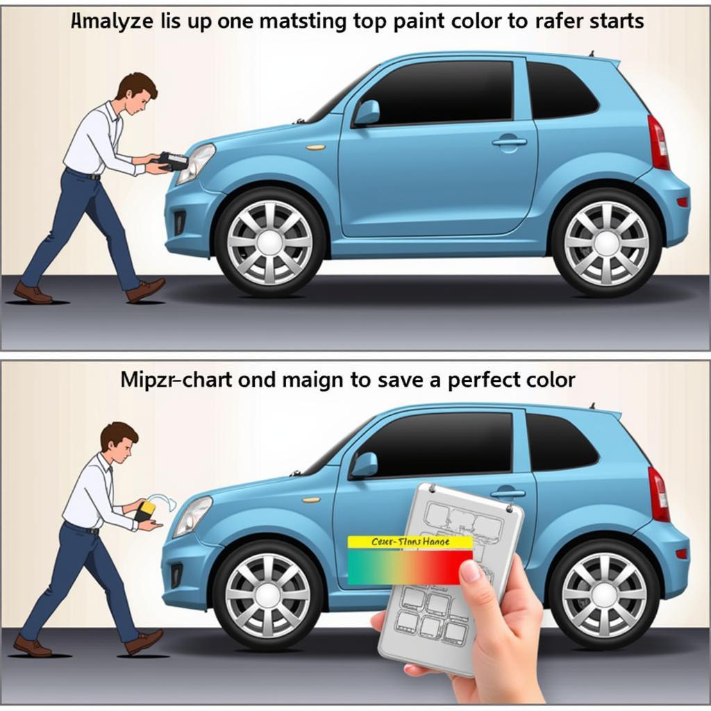 Car Painting Color Matching Process