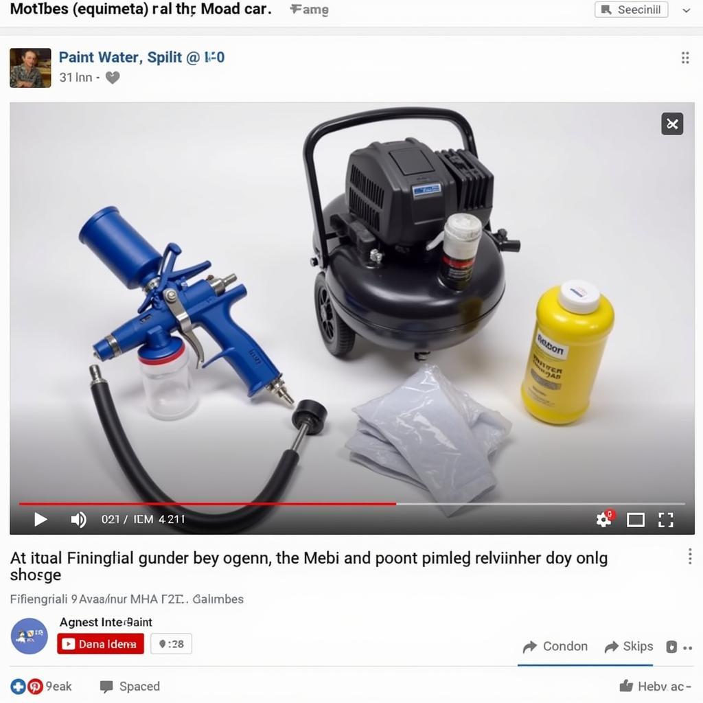 Car Painting Equipment YouTube Tutorial