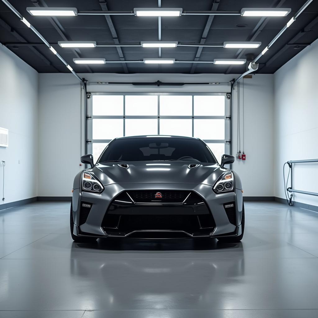 Car Parked in a Secure Garage