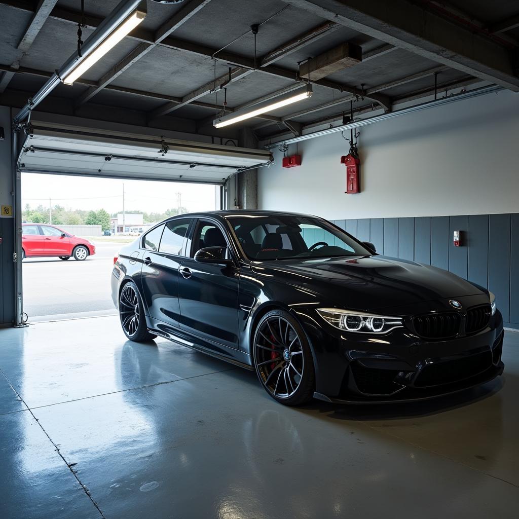 Car Parked in Secure Garage