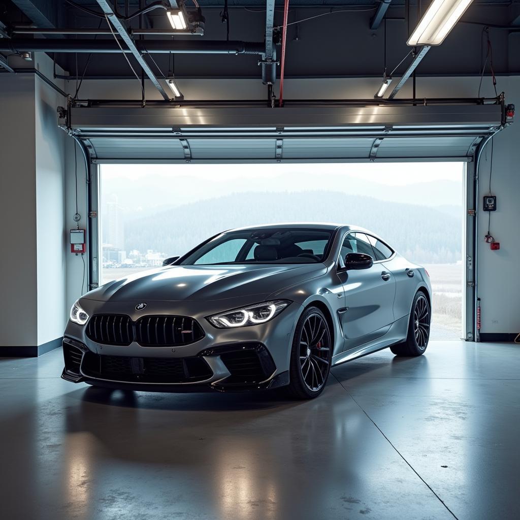 Car Parked Safely in Garage