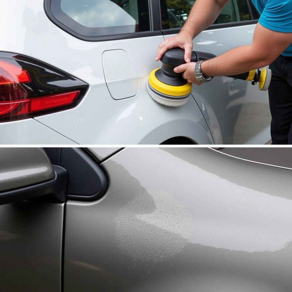 Polishing Oxidized Car Paint