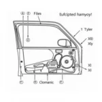 Car Power Window Mechanism Diagram