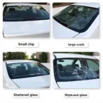 Types of Car Rear Window Damage in Parkersburg