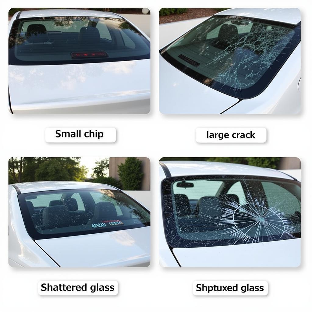 Types of Car Rear Window Damage in Parkersburg