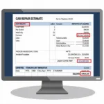 Detailed Breakdown of a Car Body Repair Estimate