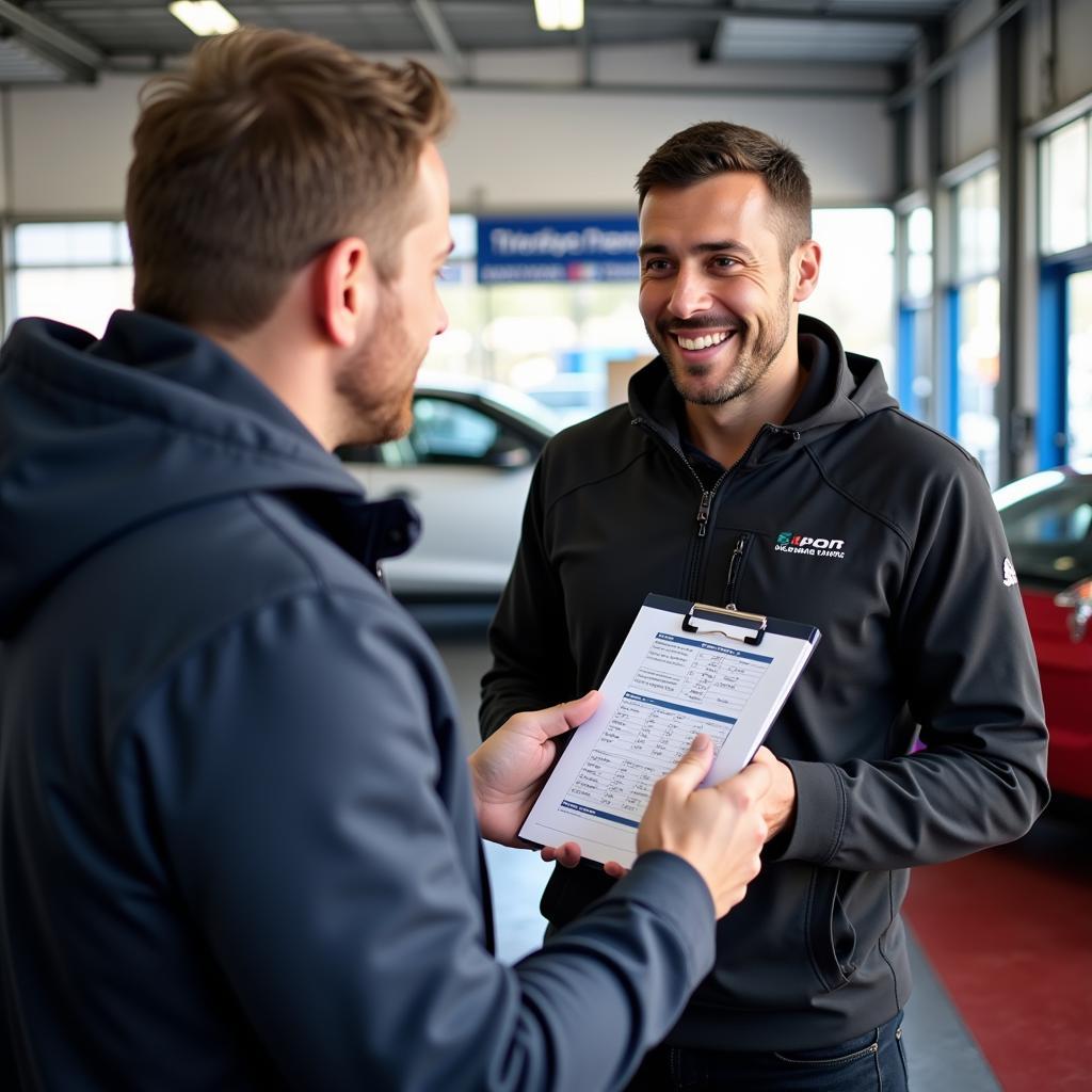 Getting a Car Repair Estimate in Cardiff