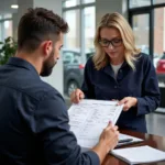 Discussing a Car Repair Estimate