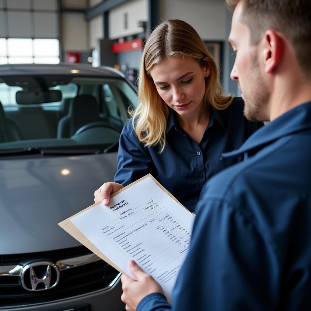 Getting a Car Repair Estimate in Stockton