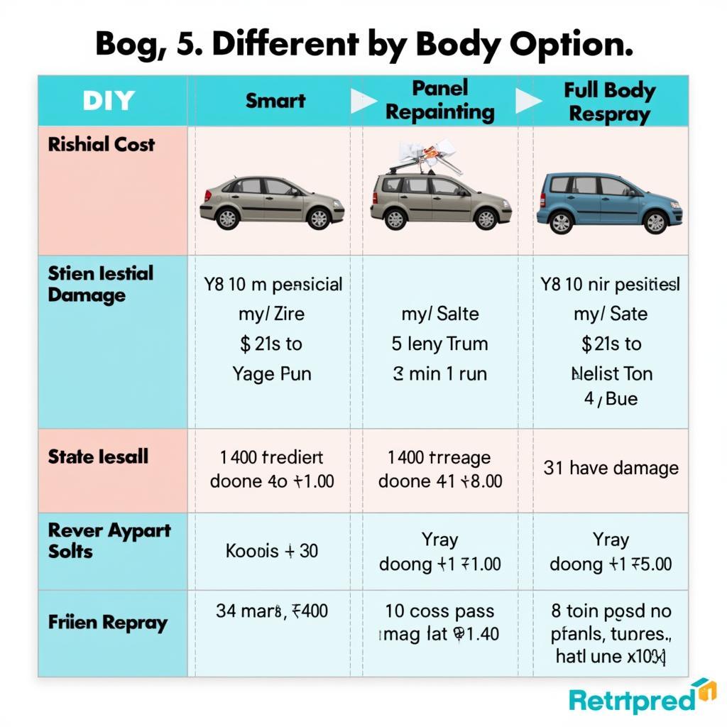 Comparing Car Repair Options