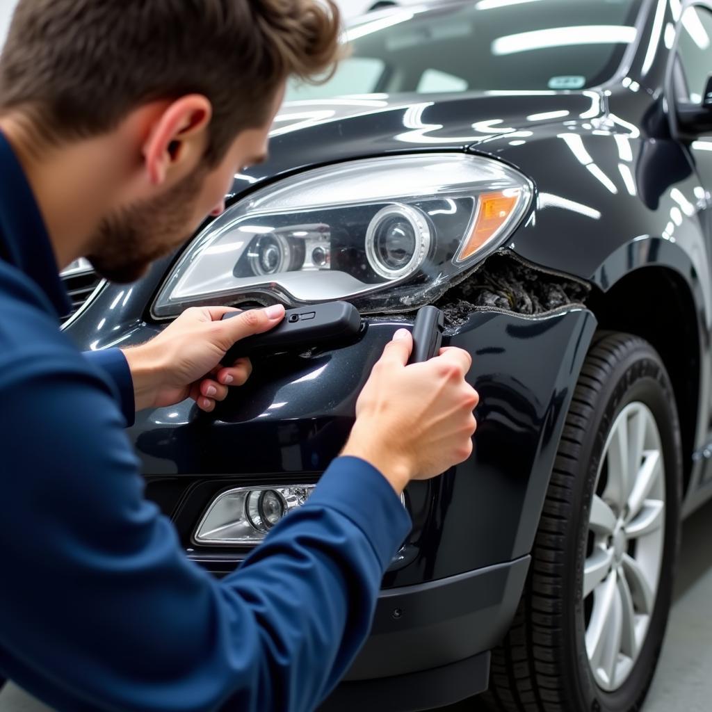 Car Repair Process: Assessing the Damage