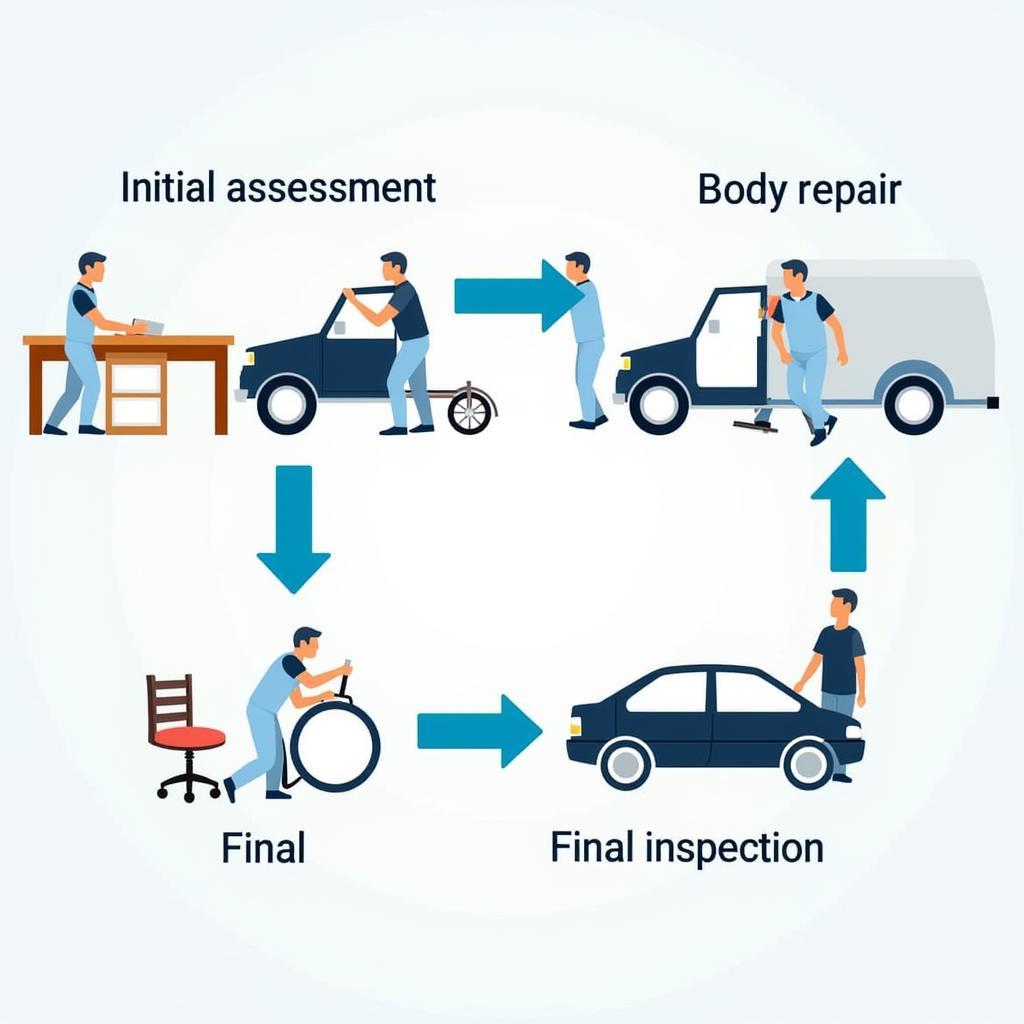 Car Repair Process Stages in Brampton Cumbria