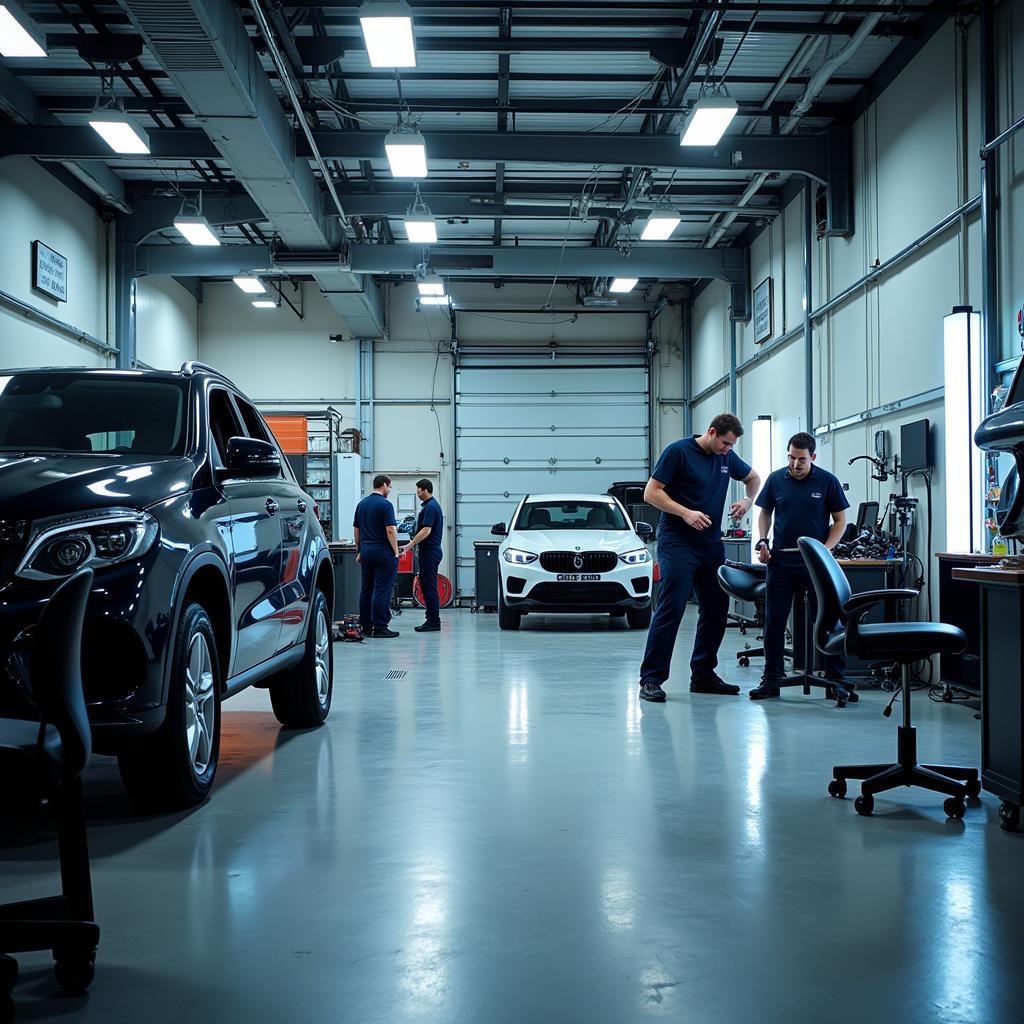 Inside a Modern Car Repair Shop in Lurgan