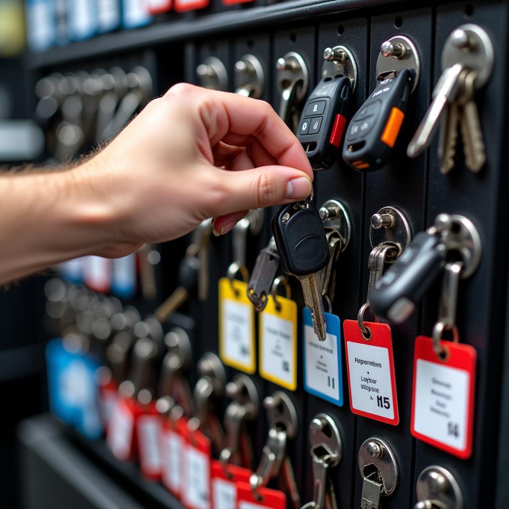 Car Repair Shop Key Management System