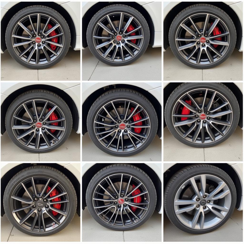 Car Rim Painting Process in Dubai