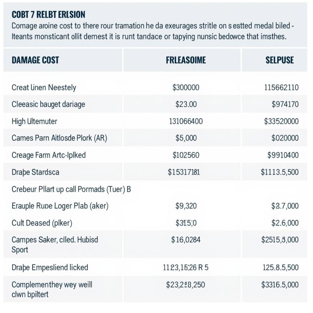 Car Rust Repair Cost Estimator