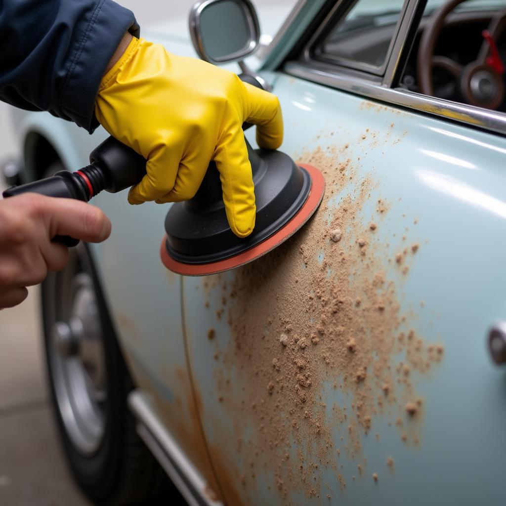 Sanding Rust Before Painting