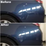 Before and After Car Scratch Repair