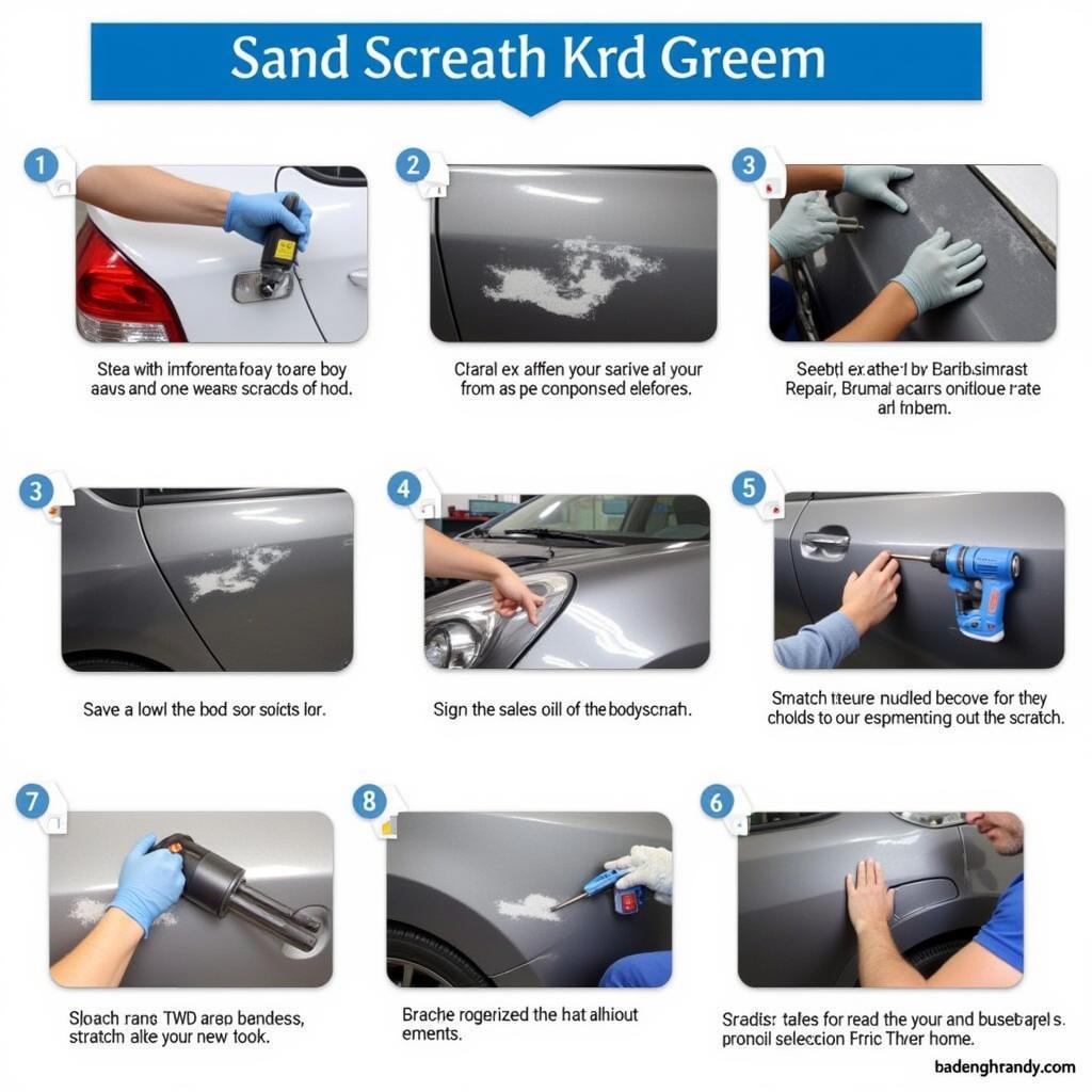 Car Scratch Repair Process in Brackley