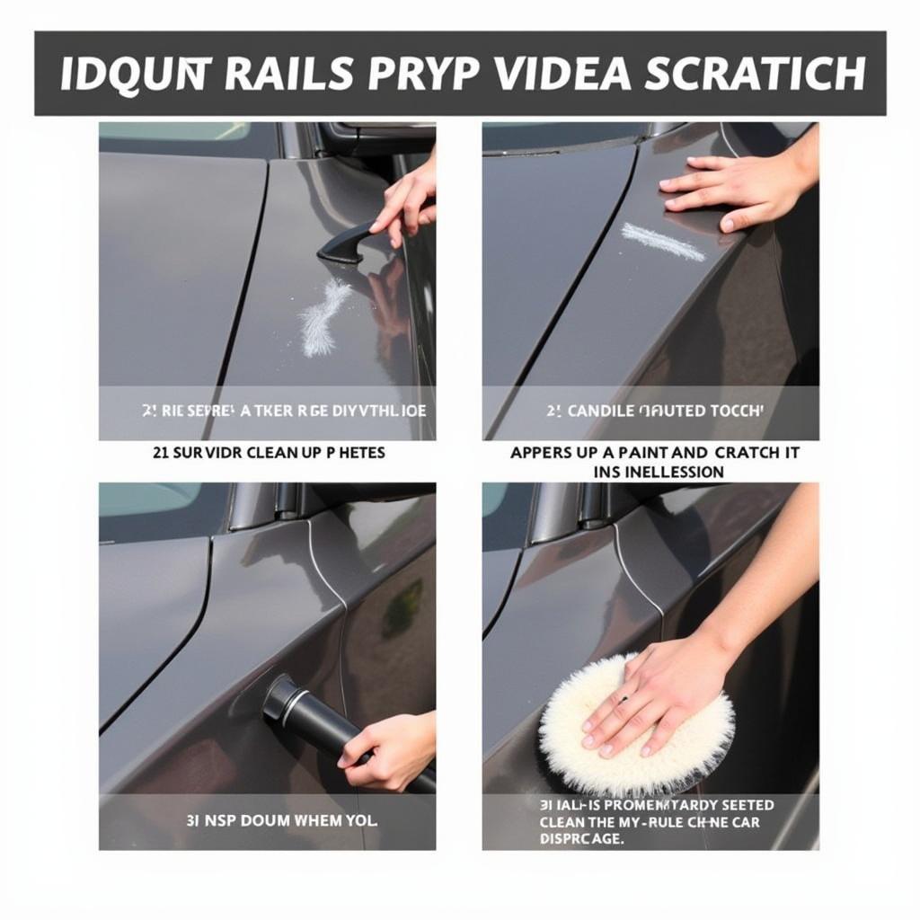 Car Scratch Repair Process